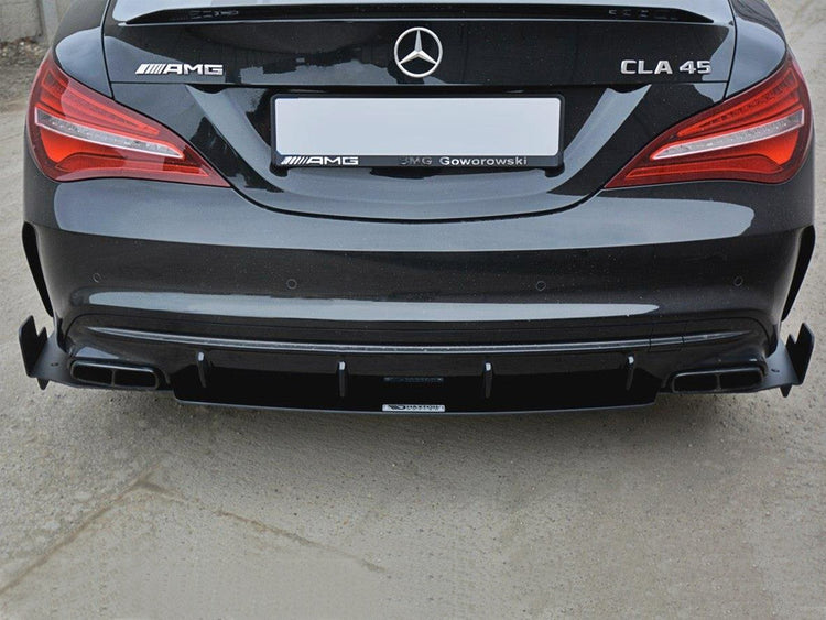 Rear Diffuser V.3 Mercedes CLA A45 AMG C117 Facelift (2017-UP) - Wayside Performance 