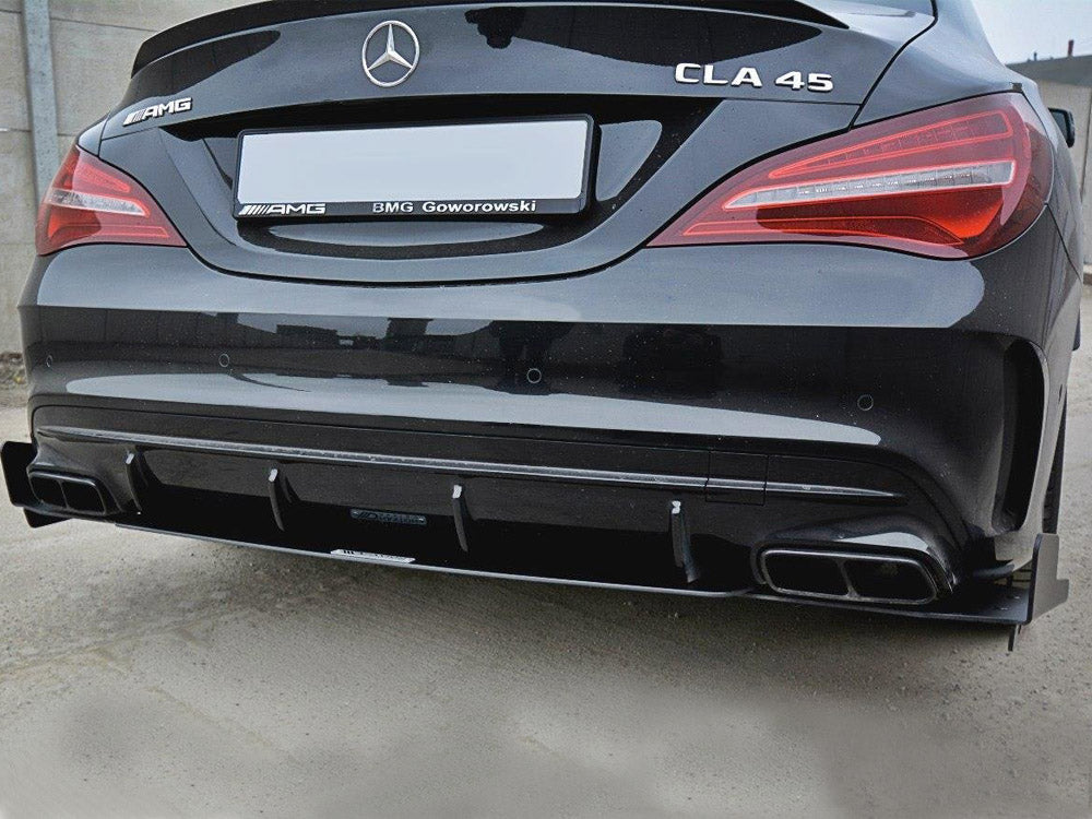 Rear Diffuser V.3 Mercedes CLA A45 AMG C117 Facelift (2017-UP) - Wayside Performance 