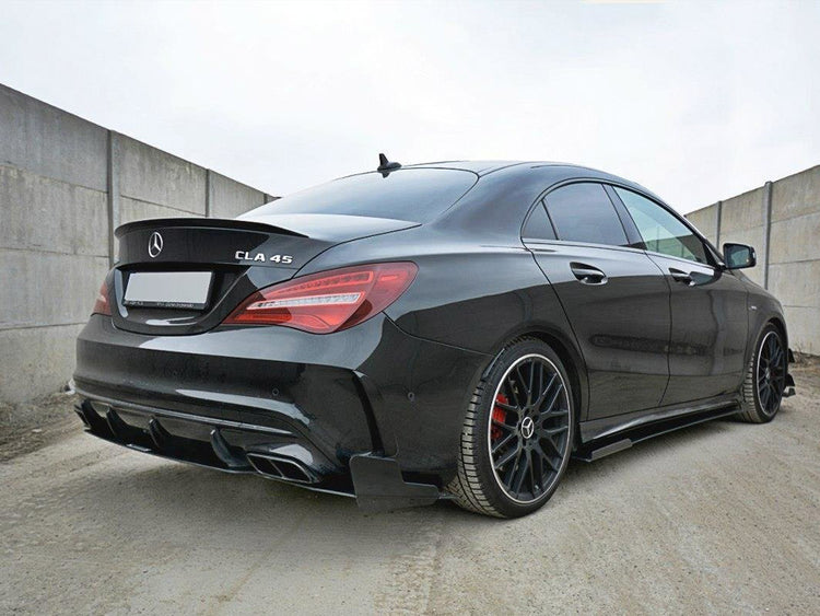 Racing Side Skirts Diffusers V.1 Mercedes CLA A45 AMG C117 Facelift (2017-UP) - Wayside Performance 
