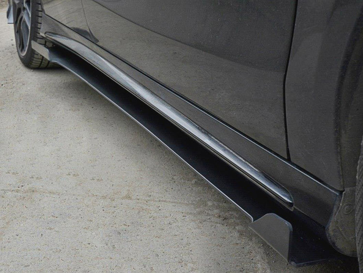 Racing Side Skirts Diffusers V.1 Mercedes CLA A45 AMG C117 Facelift (2017-UP) - Wayside Performance 