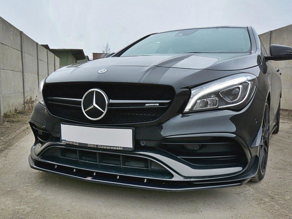 Front Splitter V.1 Mercedes CLA 45 AMG C117 (Facelift) (2017-UP) - Wayside Performance 