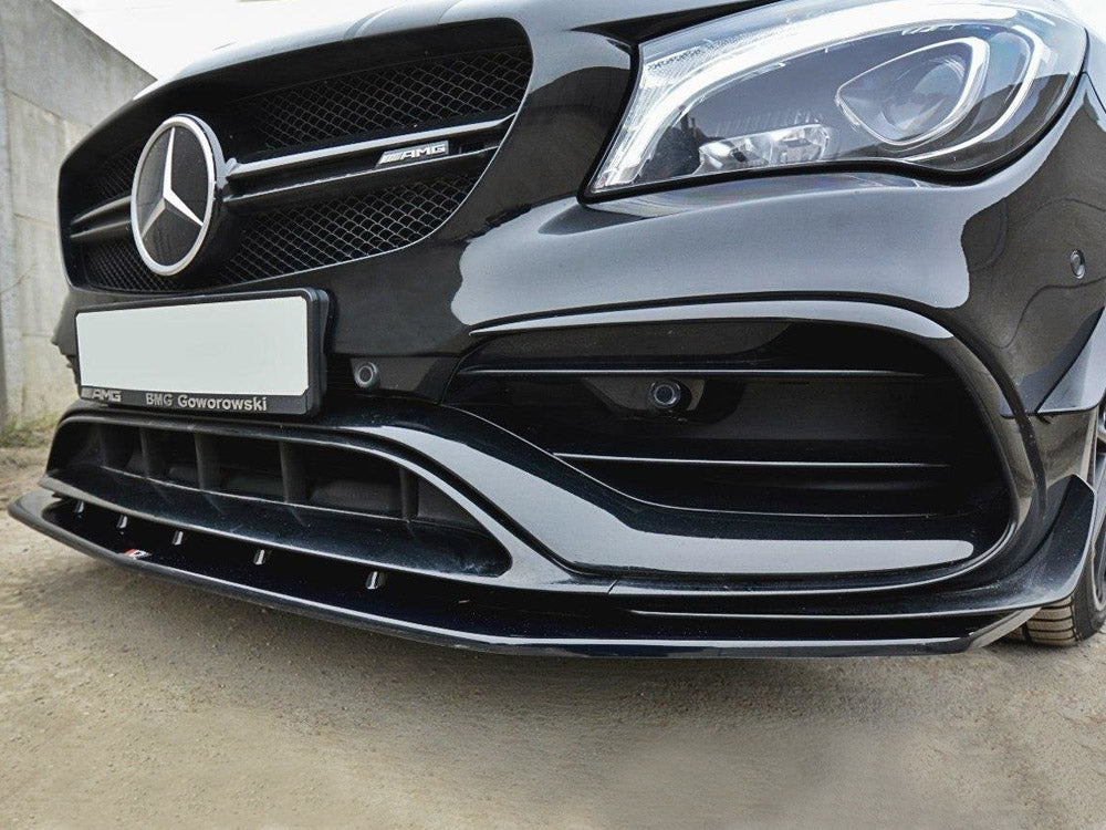 Front Splitter V.1 Mercedes CLA 45 AMG C117 (Facelift) (2017-UP) - Wayside Performance 