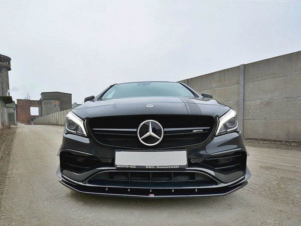 Front Splitter V.1 Mercedes CLA 45 AMG C117 (Facelift) (2017-UP) - Wayside Performance 