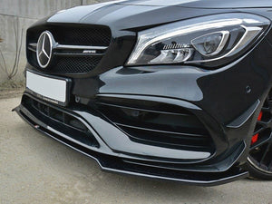 Front Splitter V.2 Mercedes CLA 45 AMG C117 (Facelift) (2017-UP) - Wayside Performance 