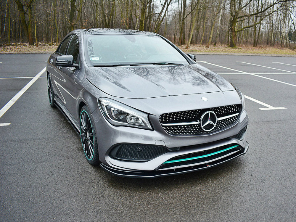 Front Splitter V.1 Mercedes-Benz CLA C117 AMG-Line Facelift - Wayside Performance 