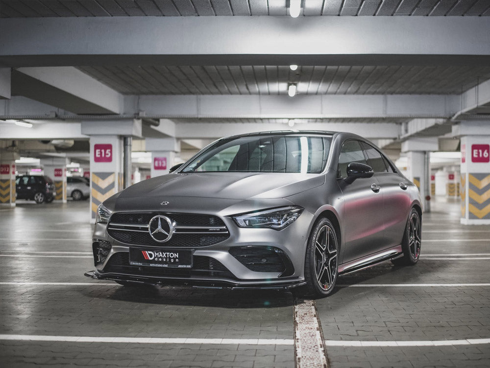 Front Splitter V2 Mercedes-amg CLA 35 AERO C118 (2019-) - Wayside Performance 