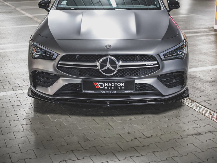 Front Splitter V2 Mercedes-amg CLA 35 AERO C118 (2019-) - Wayside Performance 