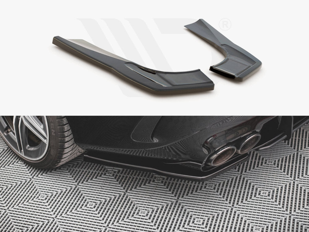 Rear Side Splitters Mercedes-AMG CLA 35 AERO / 45 AERO C118 (2019-) - Wayside Performance 