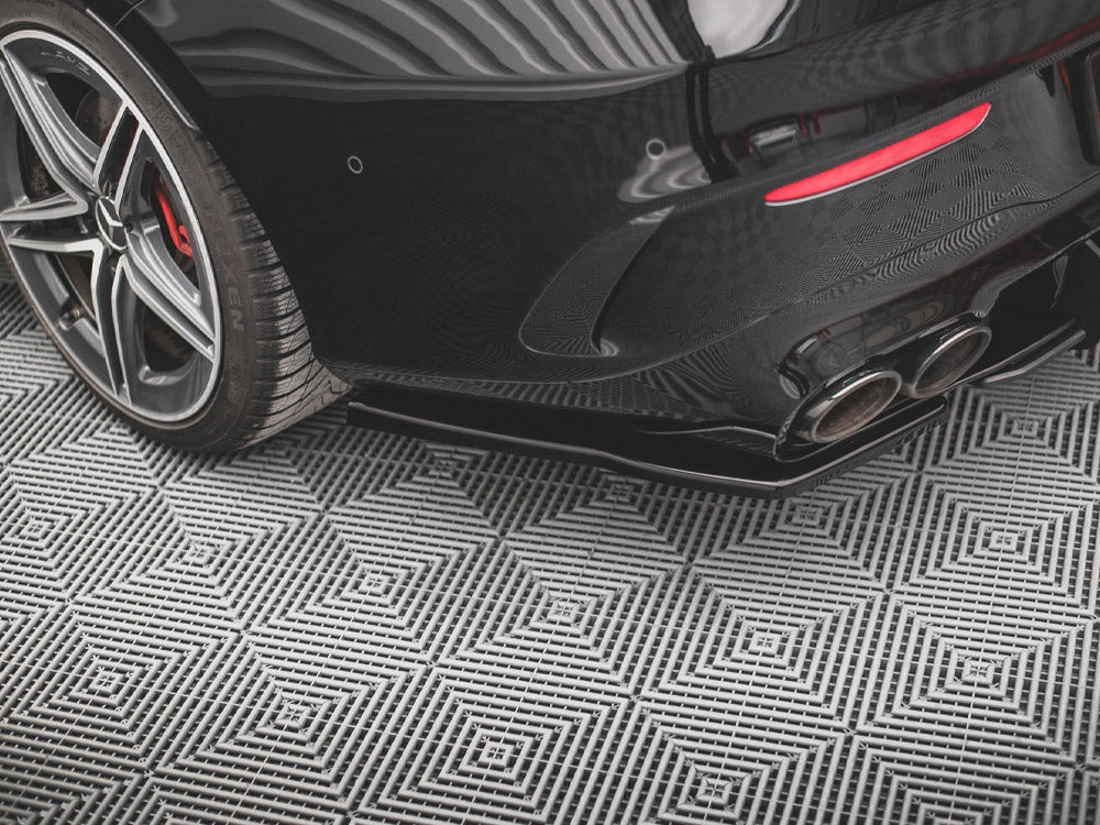 Rear Side Splitters Mercedes-AMG CLA 35 AERO / 45 AERO C118 (2019-) - Wayside Performance 