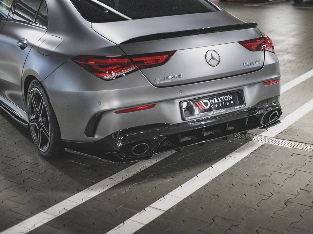 Rear Side Splitters Mercedes-AMG CLA 35 AERO / 45 AERO C118 (2019-) - Wayside Performance 