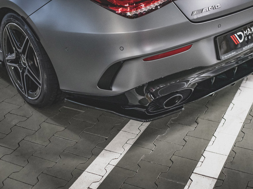 Rear Side Splitters Mercedes-AMG CLA 35 AERO / 45 AERO C118 (2019-) - Wayside Performance 