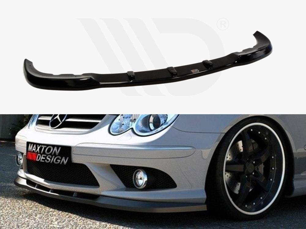 Front Splitter Mercedes CLK W209 For AMG (2006-2009) - Wayside Performance 
