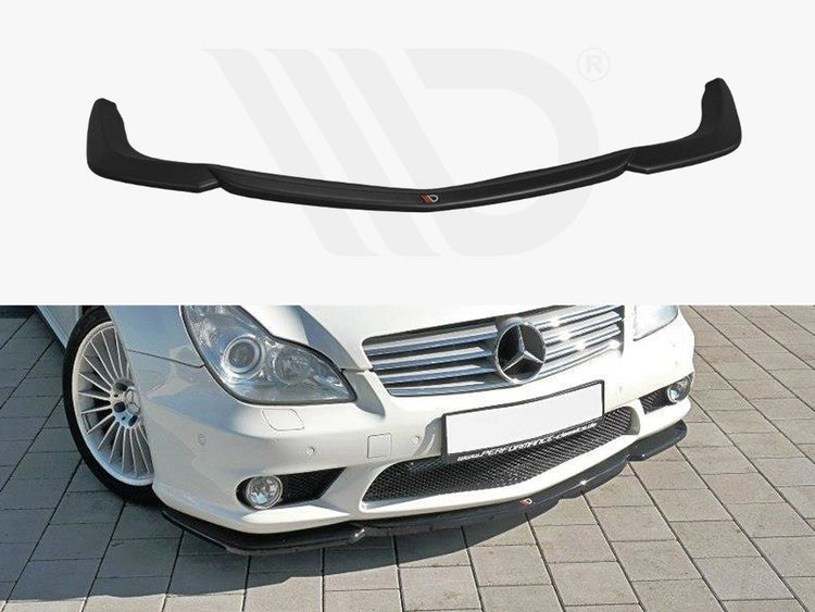 Front Splitter V.1 Mercedes CLS C219 55AMG Sedan (2004-2006) - Wayside Performance 