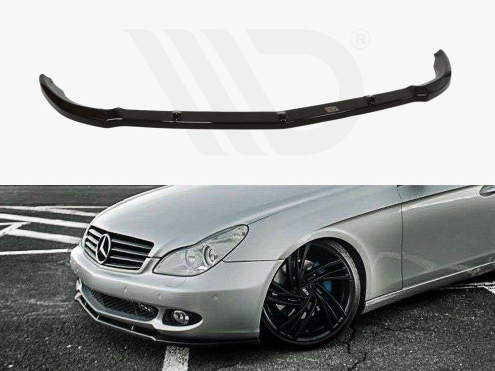 Front Splitter Mercedes CLS C219 Standard Bumper (2004-2008) - Wayside Performance 