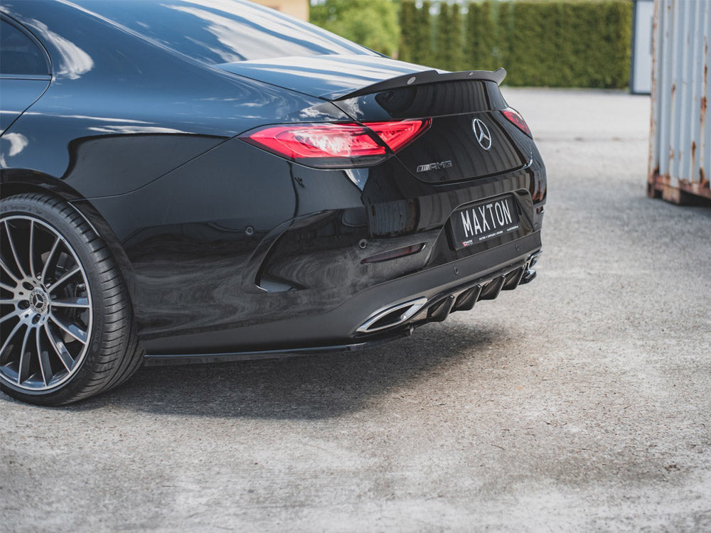 Central Rear Splitter Mercedes-Benz CLS AMG Line C257 (2018-2021) - Wayside Performance 