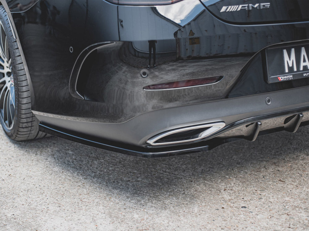 Central Rear Splitter Mercedes-Benz CLS AMG Line C257 (2018-2021) - Wayside Performance 