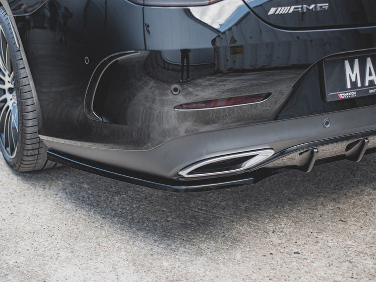 Central Rear Splitter Mercedes-Benz CLS AMG Line C257 (2018-2021) - Wayside Performance 