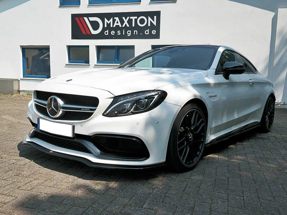 Front Splitter V.1 Mercedes C 205 63 AMG Coupe (2016-2018) - Wayside Performance 