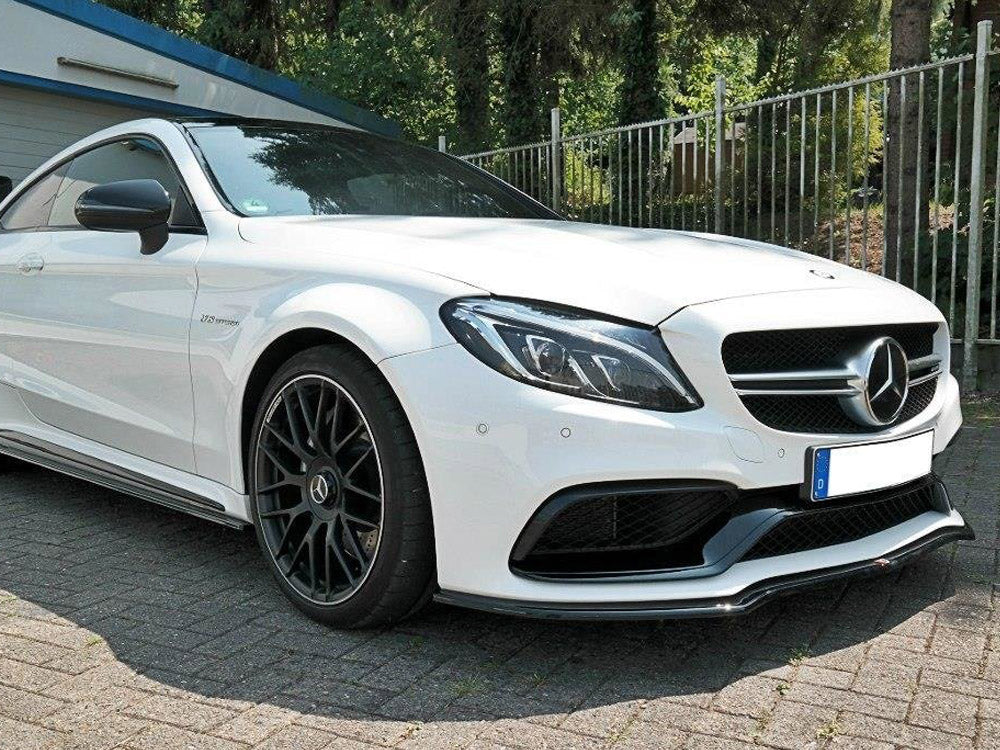 Front Splitter V.1 Mercedes C 205 63 AMG Coupe (2016-2018) - Wayside Performance 