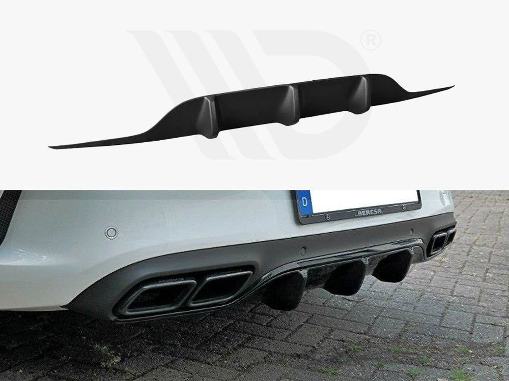 Rear Valance Mercedes C 205 63 AMG Coupe (2016-2018) - Wayside Performance 