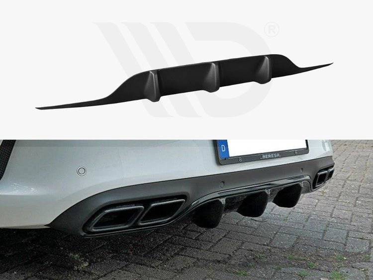 Rear Valance Mercedes C 205 63 AMG Coupe (2016-2018) - Wayside Performance 