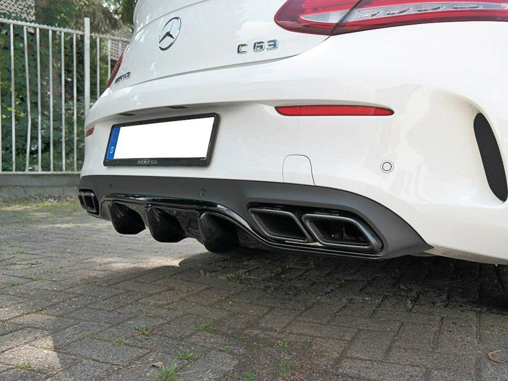 Rear Valance Mercedes C 205 63 AMG Coupe (2016-2018) - Wayside Performance 