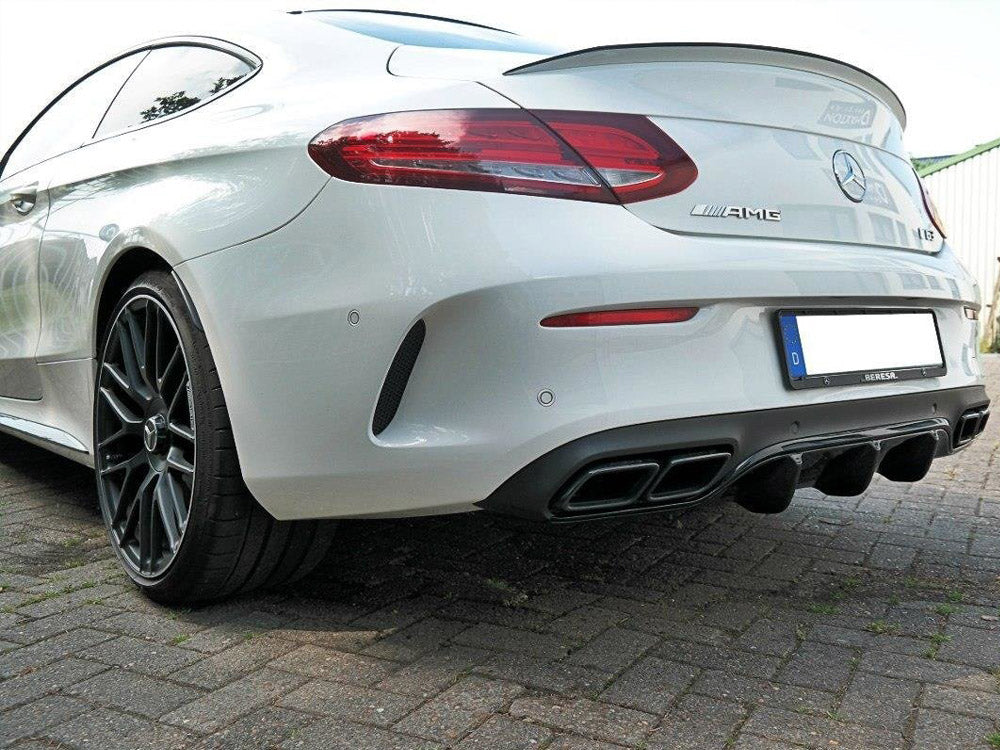 Rear Valance Mercedes C 205 63 AMG Coupe (2016-2018) - Wayside Performance 