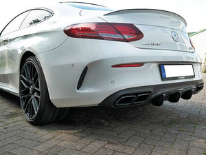 Rear Valance Mercedes C 205 63 AMG Coupe (2016-2018) - Wayside Performance 