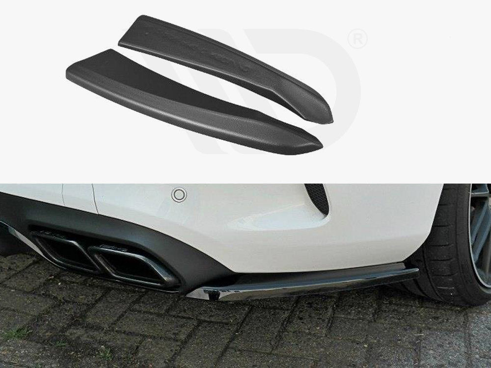 Rear Side Splitters Mercedes C 205 63 AMG Coupe (2016-2018) - Wayside Performance 