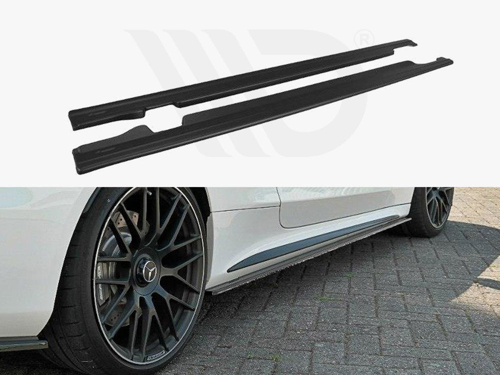 Side Skirts Splitters Mercedes C 205 63 AMG Coupe (2016-2018) - Wayside Performance 