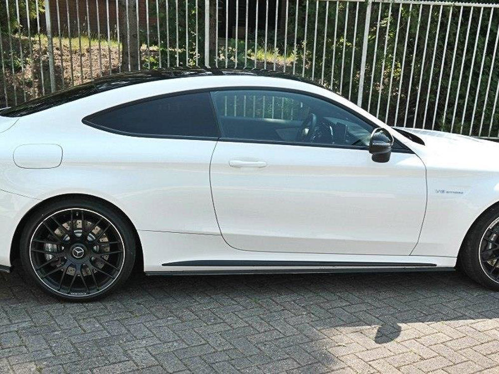 Side Skirts Splitters Mercedes C 205 63 AMG Coupe (2016-2018) - Wayside Performance 