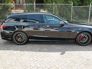 Side Skirts Diffusers V.1 Mercedes-AMG C63 Sedan / Estate W205 / S205 - Wayside Performance 