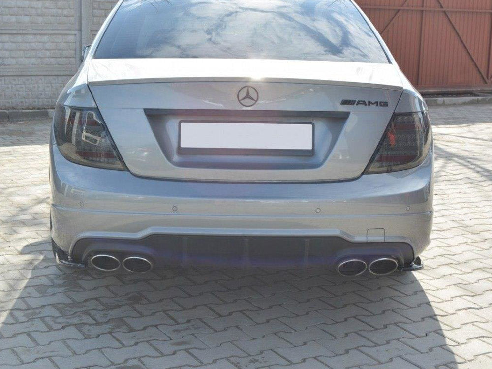 Rear Side Splitters Mercedes C W204 Amg-line (Facelift) / C63 AMG (2011-2014) - Wayside Performance 