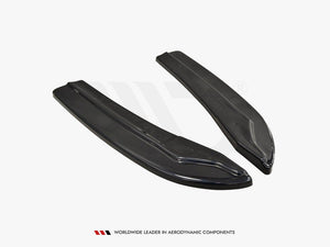 Rear Side Splitters Mercedes C W204 Amg-line (Facelift) / C63 AMG (2011-2014) - Wayside Performance 