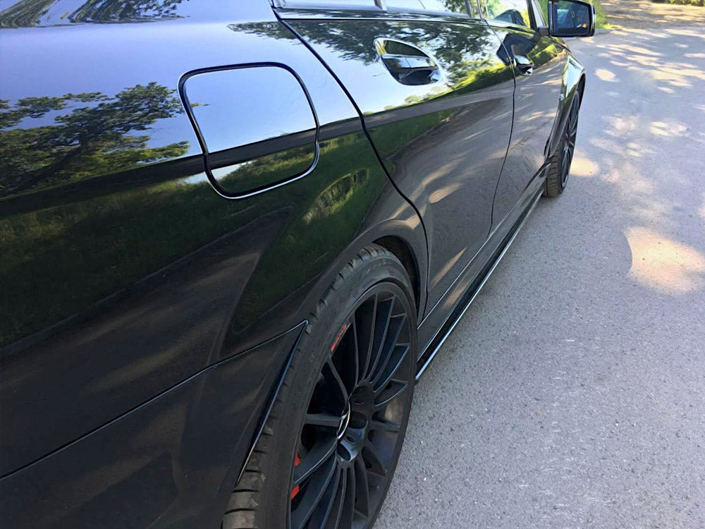 Side Skirts Splitters Mercedes C-Class W204 C63 AMG Facelift (2011-2014) - Wayside Performance 
