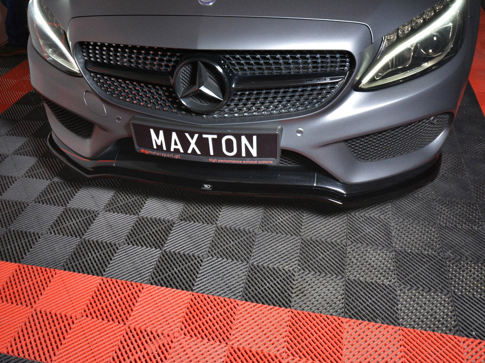 Front Splitter Mercedes C-class W205 Coupe Amg-line (2015-2018) - Wayside Performance 