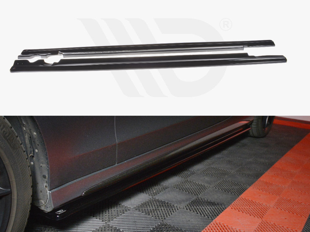 Side Skirts Splitters Mercedes C-class W205 Coupe Amg-line (2015-2018) - Wayside Performance 
