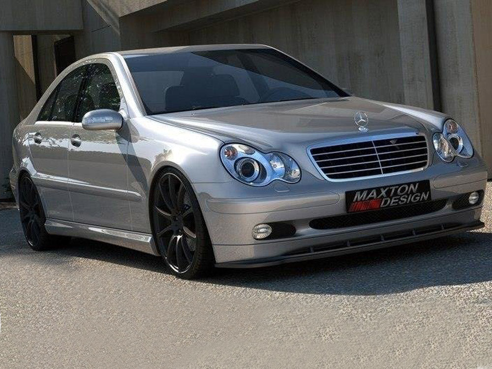 Mercedes C-class W203 Front Splitter (For Standard Version) 2000-2004 - Wayside Performance 