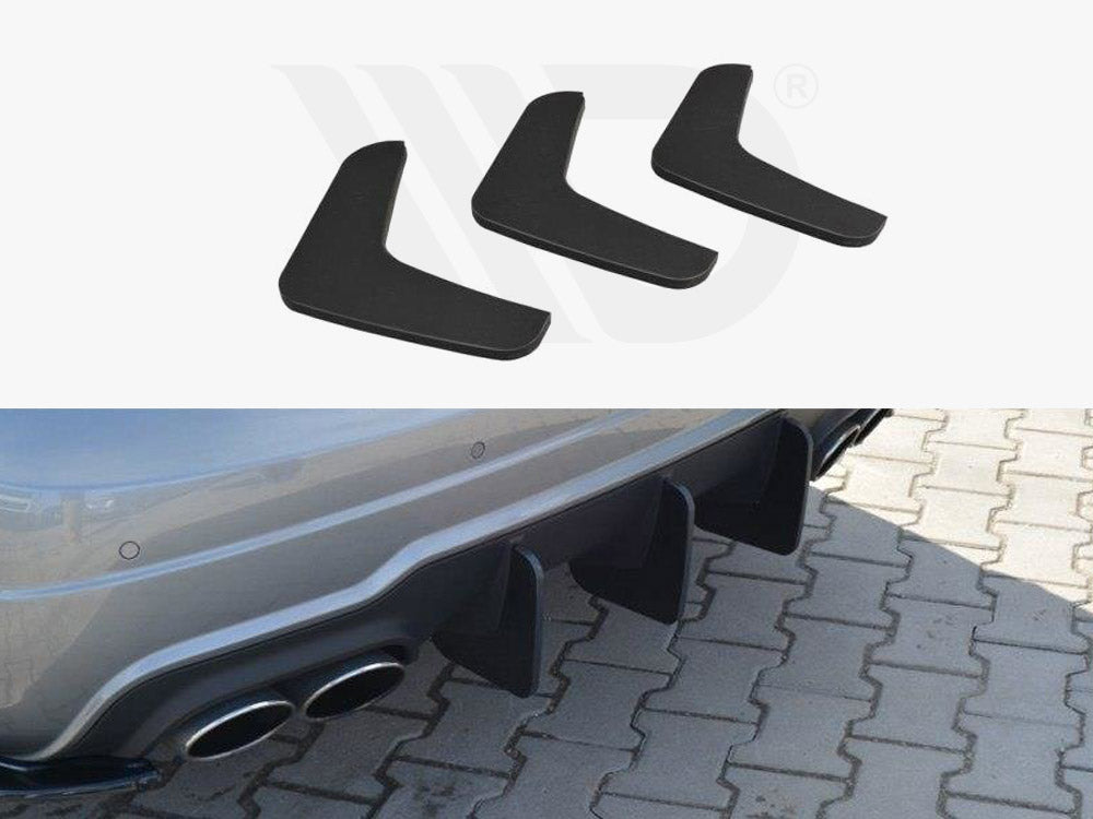 Rear Diffuser V.1 Mercedes C W204 Amg-line (Facelift) - Wayside Performance 