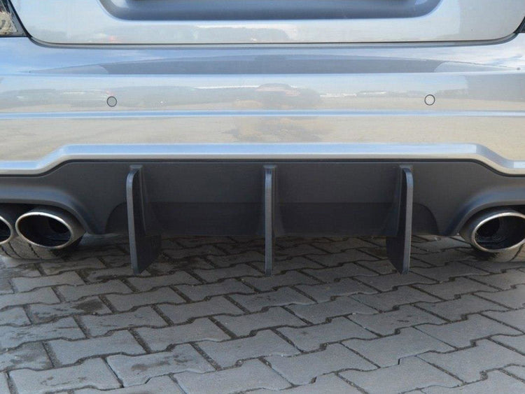 Rear Diffuser V.1 Mercedes C W204 Amg-line (Facelift) - Wayside Performance 