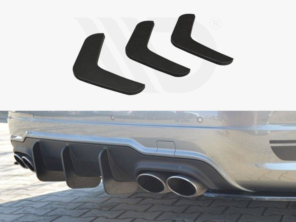 Rear Diffuser V.2 Mercedes C W204 Amg-line (Facelift) (2011-2014) - Wayside Performance 