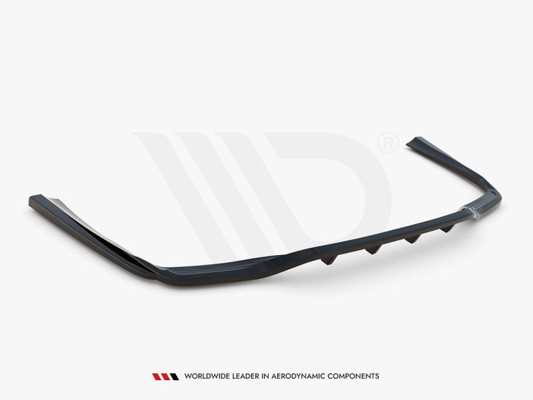 Central Rear Splitter (Vertical Bars) Mercedes C W205 Estate (2014-2018) - Wayside Performance 