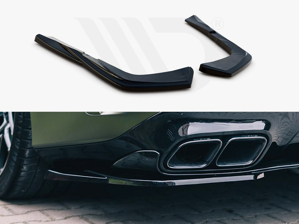 Rear Side Splitters Mercedes AMG GT 63S 4-door Coupe (2018-) - Wayside Performance 