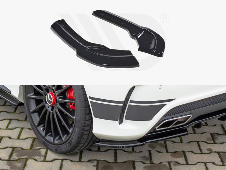 Rear Side Splitters Mercedes A45 AMG W176 (2013-2015) - Wayside Performance 