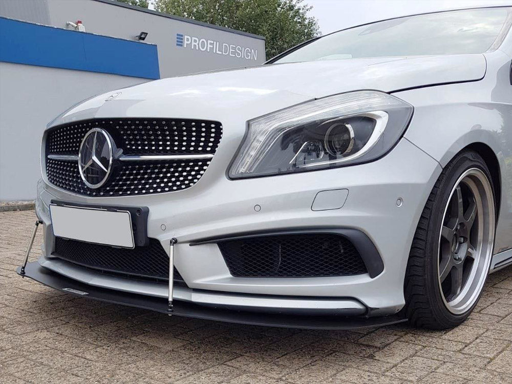 Front Racing Splitter Mercedes A W176 Amg-line (2012-2015) - Wayside Performance 