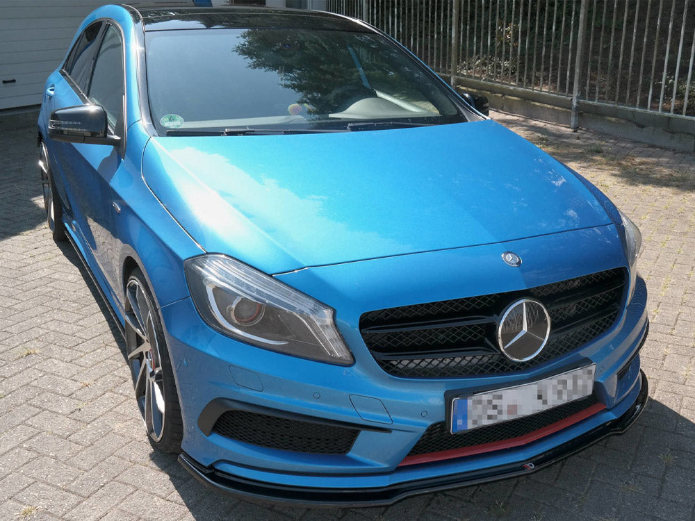 Front Splitter Mercedes A-Class W176 AMG-Line Pre-Facelift (2013-2015) - Wayside Performance 