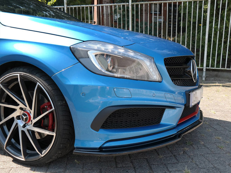 Front Splitter Mercedes A-Class W176 AMG-Line Pre-Facelift (2013-2015) - Wayside Performance 