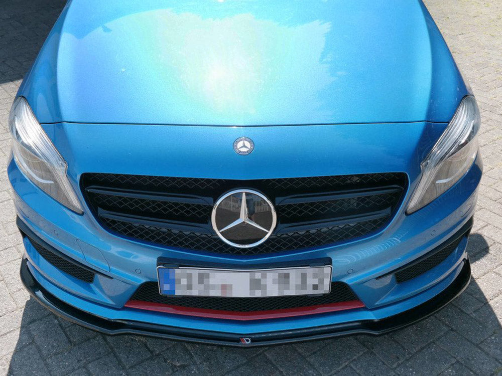 Front Splitter Mercedes A-Class W176 AMG-Line Pre-Facelift (2013-2015) - Wayside Performance 