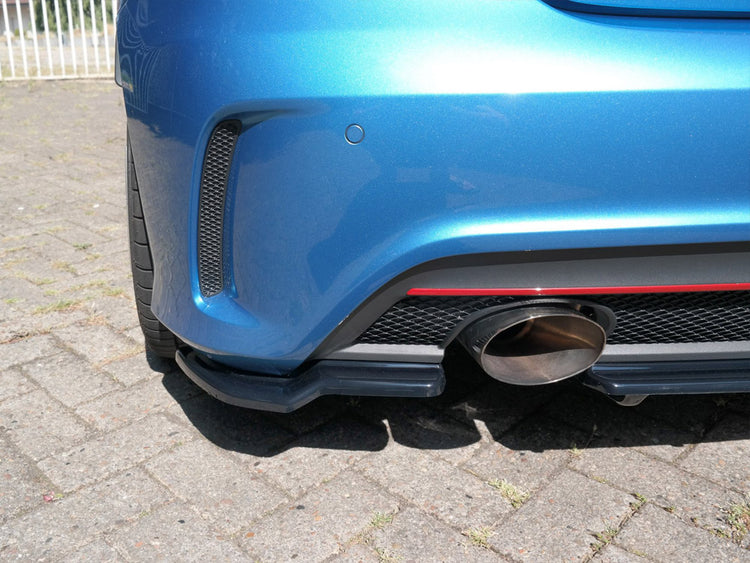 Rear Side Splitters Mercedes A-class W176 Amg-line Pre-facelift (2013-2015) - Wayside Performance 