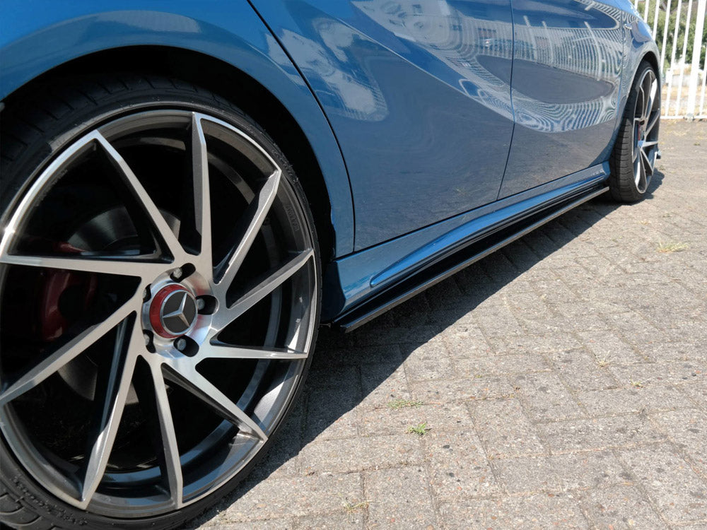 Side Skirts Splitters Mercedes A-class W176 Amg-line Pre-facelift (2013-2015) - Wayside Performance 